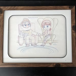 Signed Disneyland Pixar Sketch - UP
